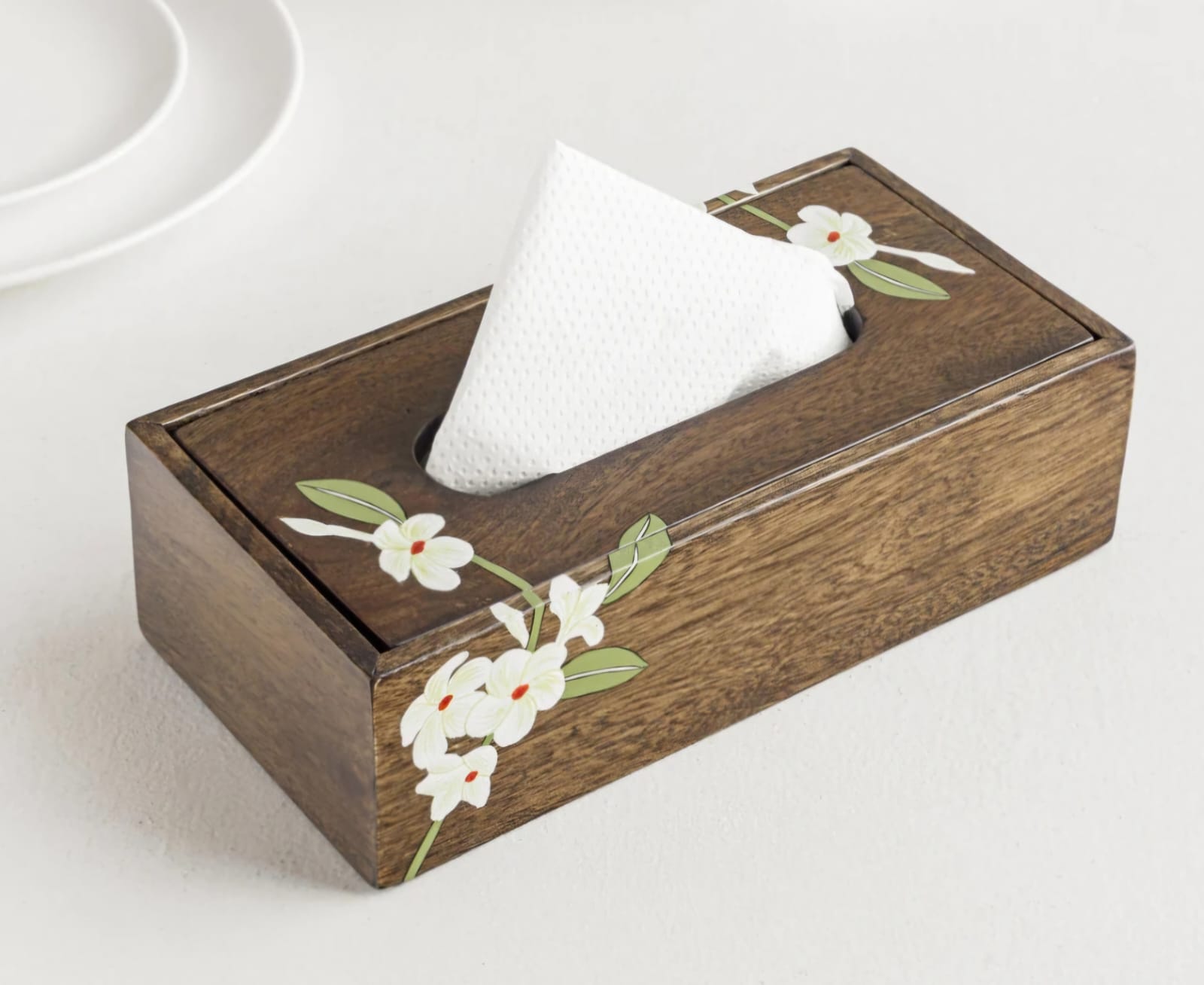 Premium Wooden Tissue paper Box Moradabad Handicrafts ashmor crafts